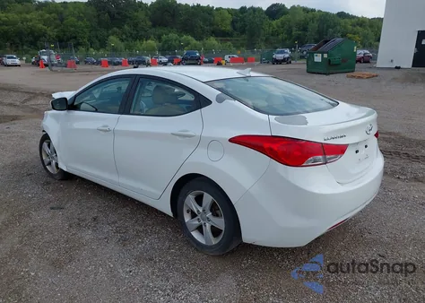 2013 Hyundai Elantra Gls from USA, damaged, VIN 5NPDH4AE6DH357767
